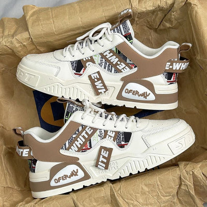 Zapatillas Hombre Suela Gruesa Diseño Urbano Moderno