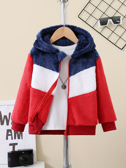 Chaqueta Niño Abultada Cremallera Capucha