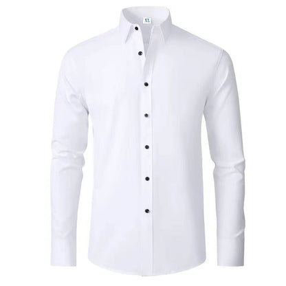 Camisa Hombre Elástica Antiamarilleo