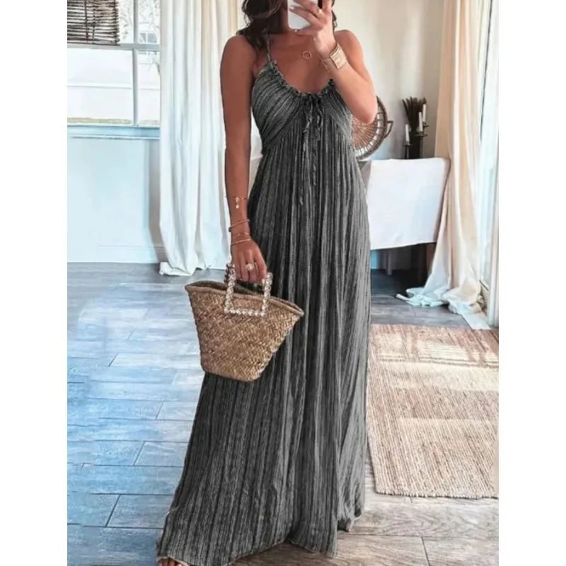 Vestido ligero de verano con estampado floral fresco y elegante - Vestiria