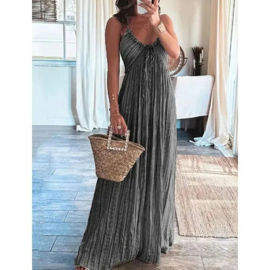 Vestido ligero de verano con estampado floral fresco y elegante - Vestiria