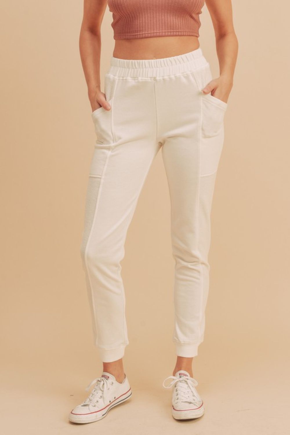 Pantalones deportivos cómodos mujer con bolsillos - Vestiria
