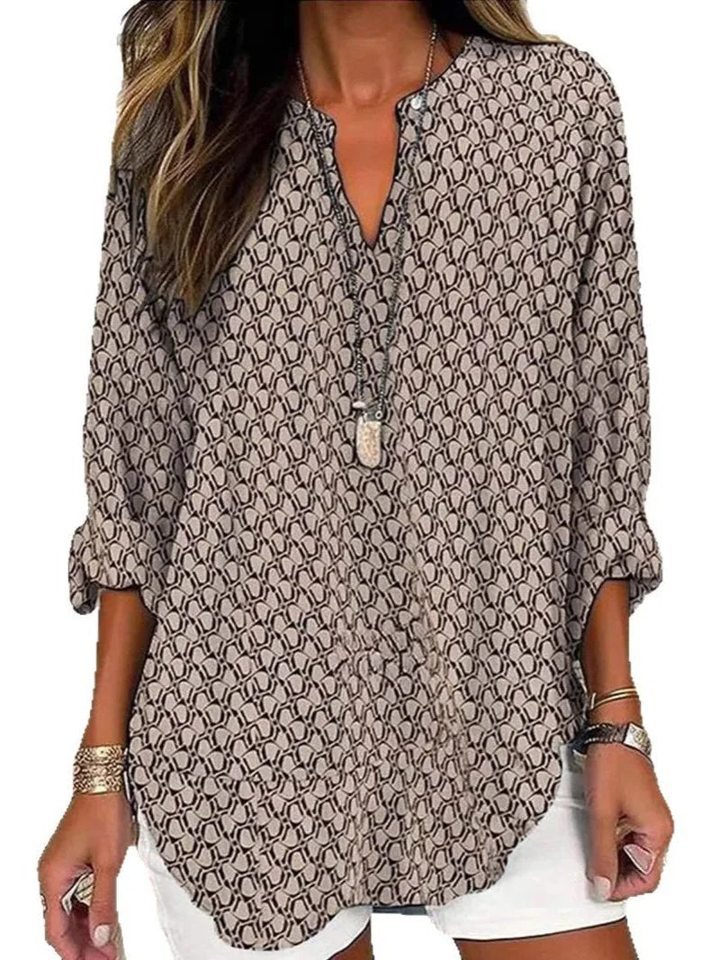 Blusa Mujer Manga Larga Elegante - Vestiria