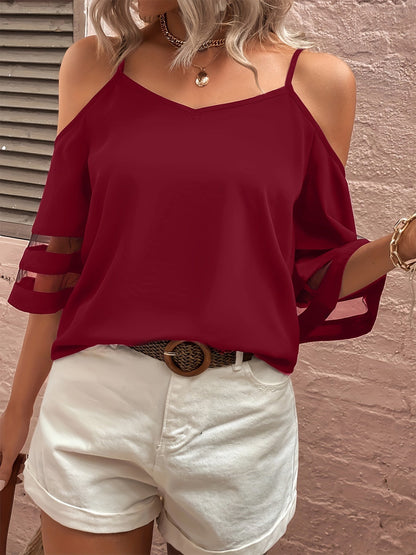 Blusa Ligera Hombros Descubiertos
