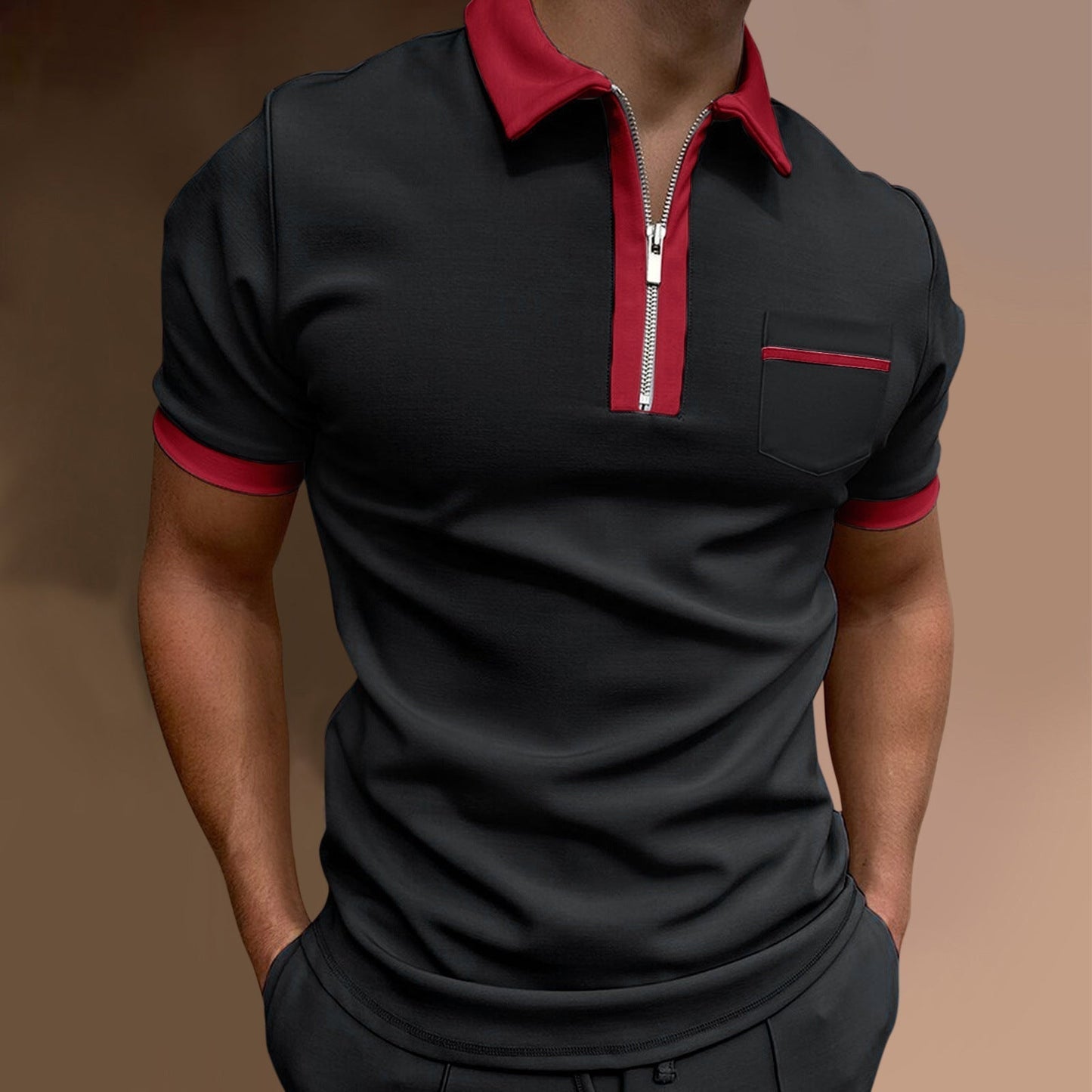 Bolso Hombre Estilo Slim Cuero