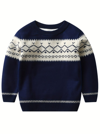 Sudadera Niño Colorida Cuello Redondo