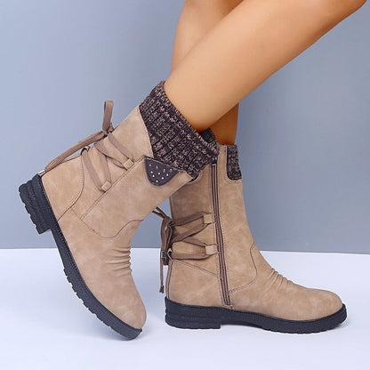 Botas Nieve Impermeables Canela