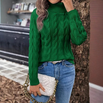 Sudadera cuello alto mujer elegante Freja