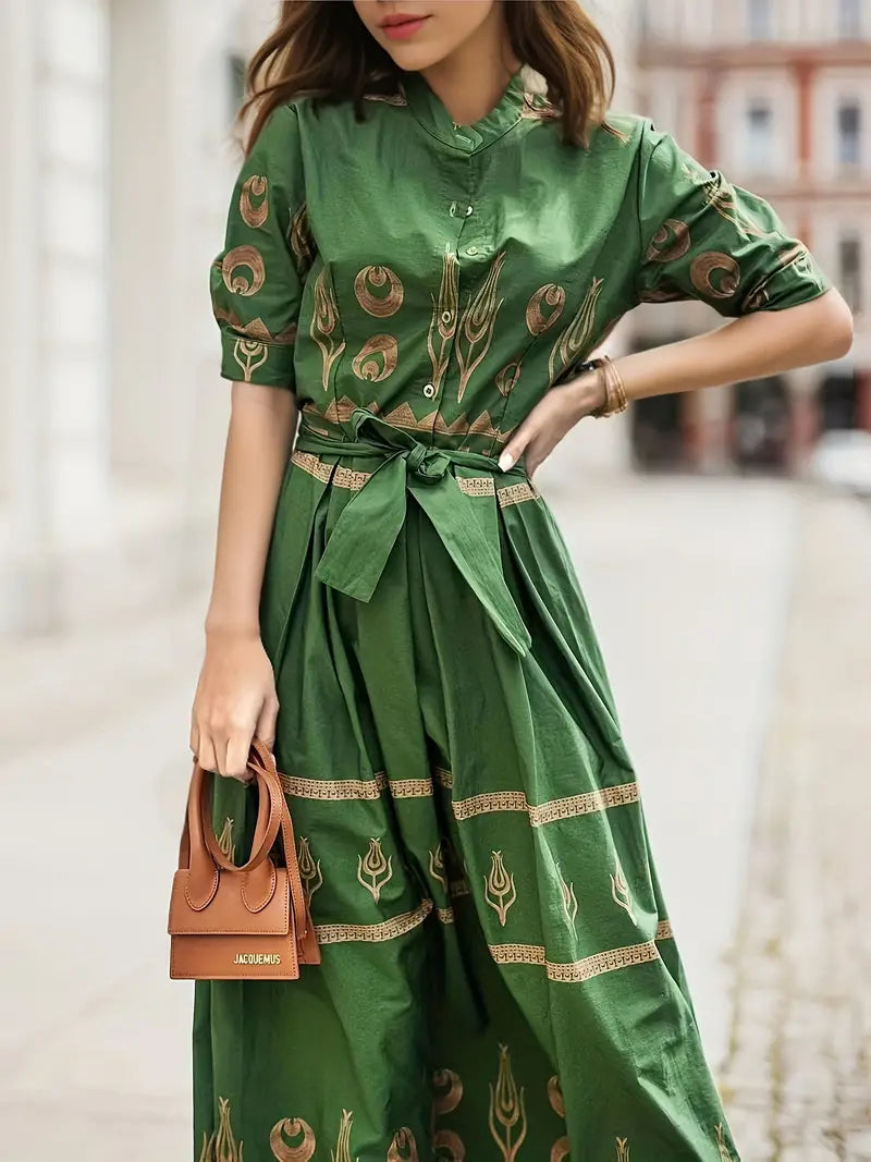 Vestido Maxi Estampado Floral Boho Chic