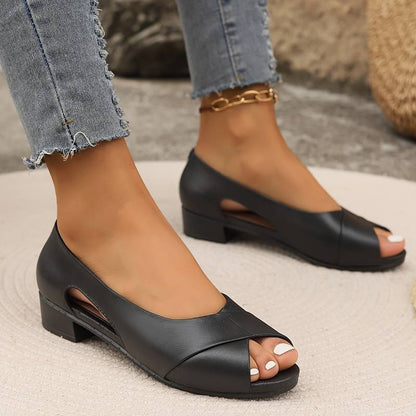 Sandalias Mujer Tacón Bajo Elegantes