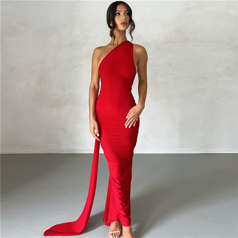 Vestido de Fiesta Largo con Espalda Abierta Elegante Mujer - Vestiria
