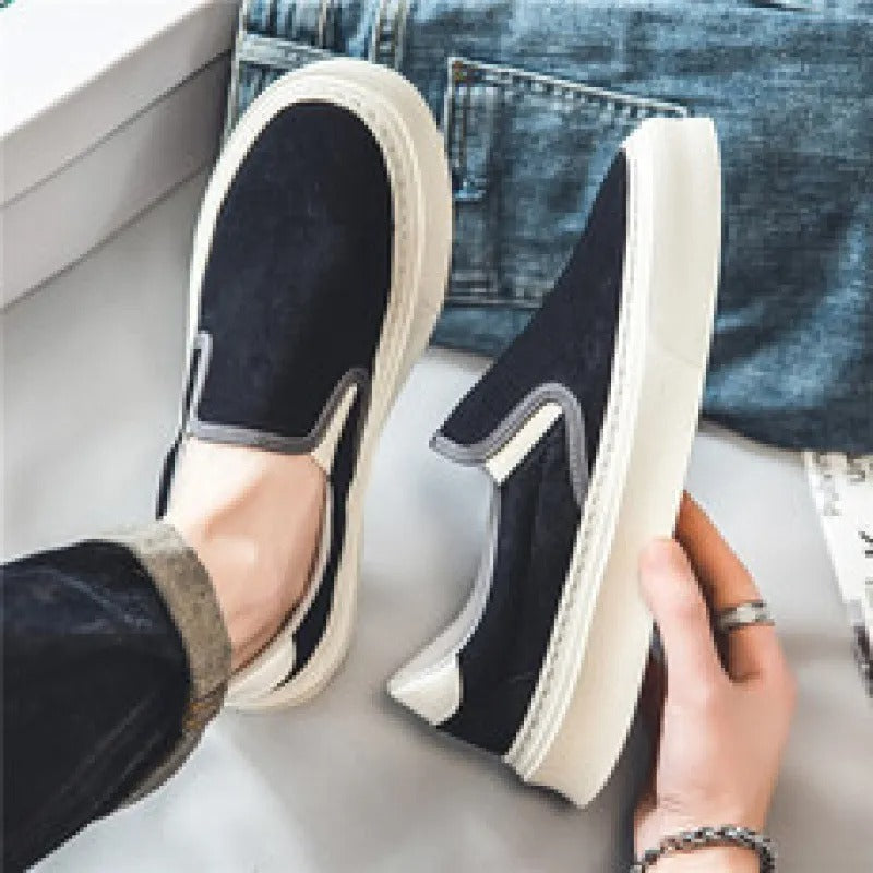 Zapatillas Hombre Lona Frescas y Ligero