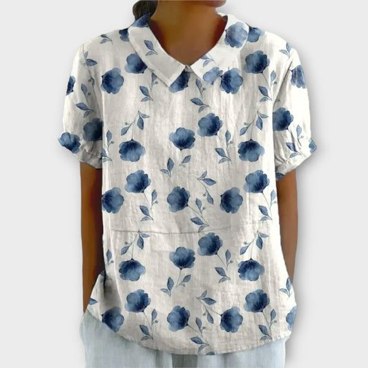 Blusa Florales Ligera Verano - Vestiria