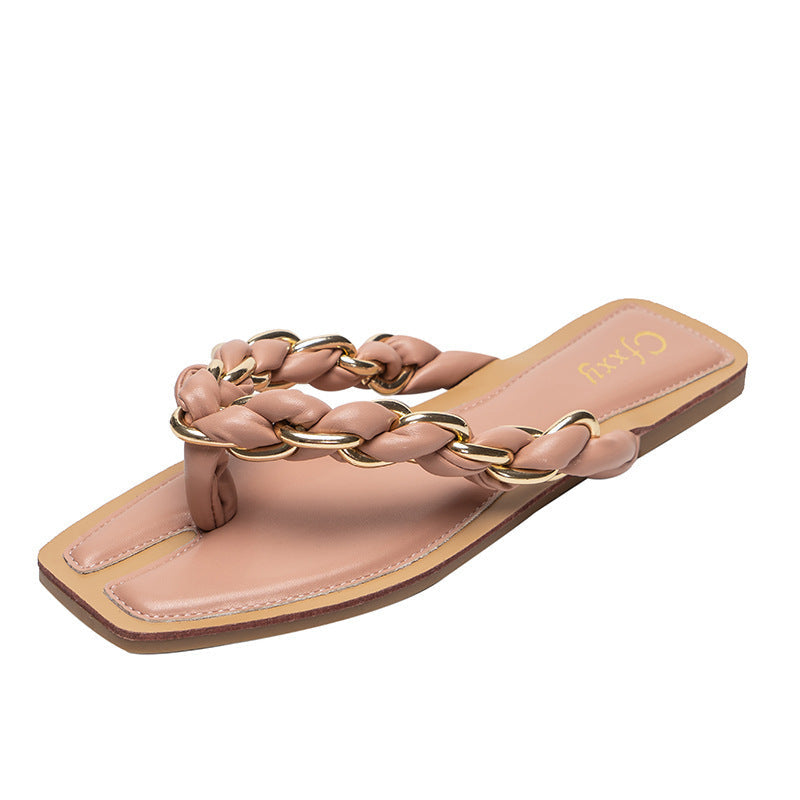 Sandalias de Playa Mujer con Cadenas para Verano