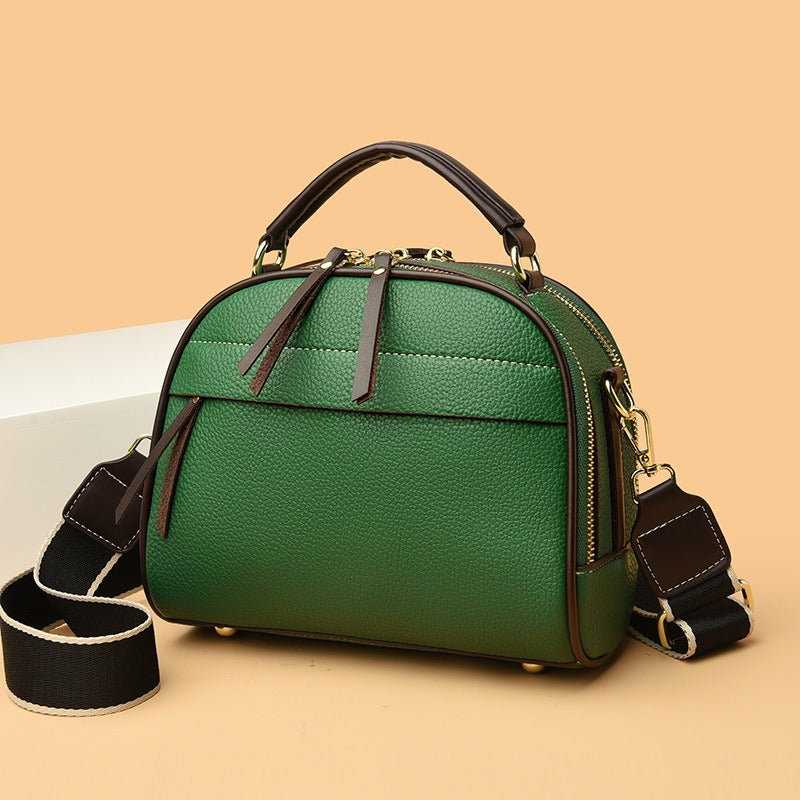 Bolso Mujer Cuero Estructurado y Texturizado