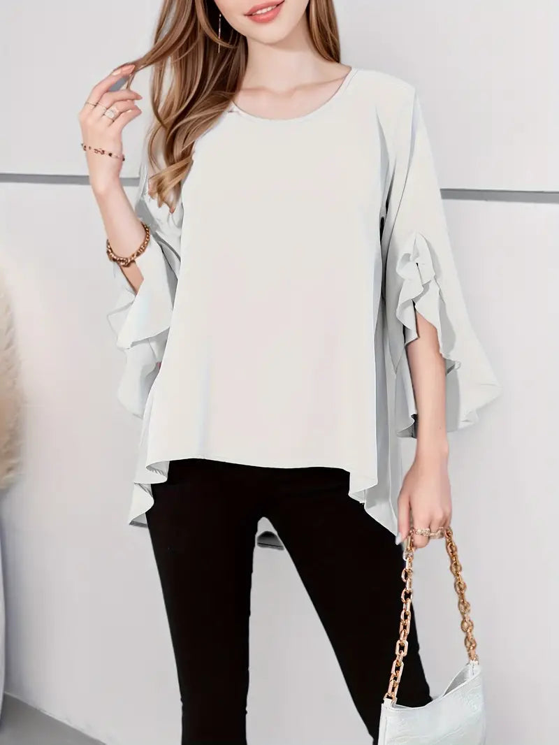Blusa Mujer Volantes Elegante - Vestiria