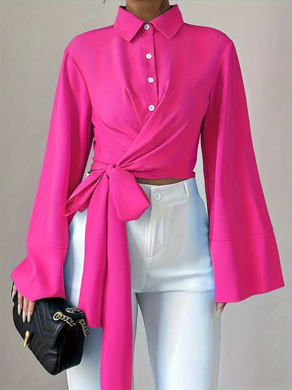 Blusa Cruzada Mujer Elegante - Vestiria