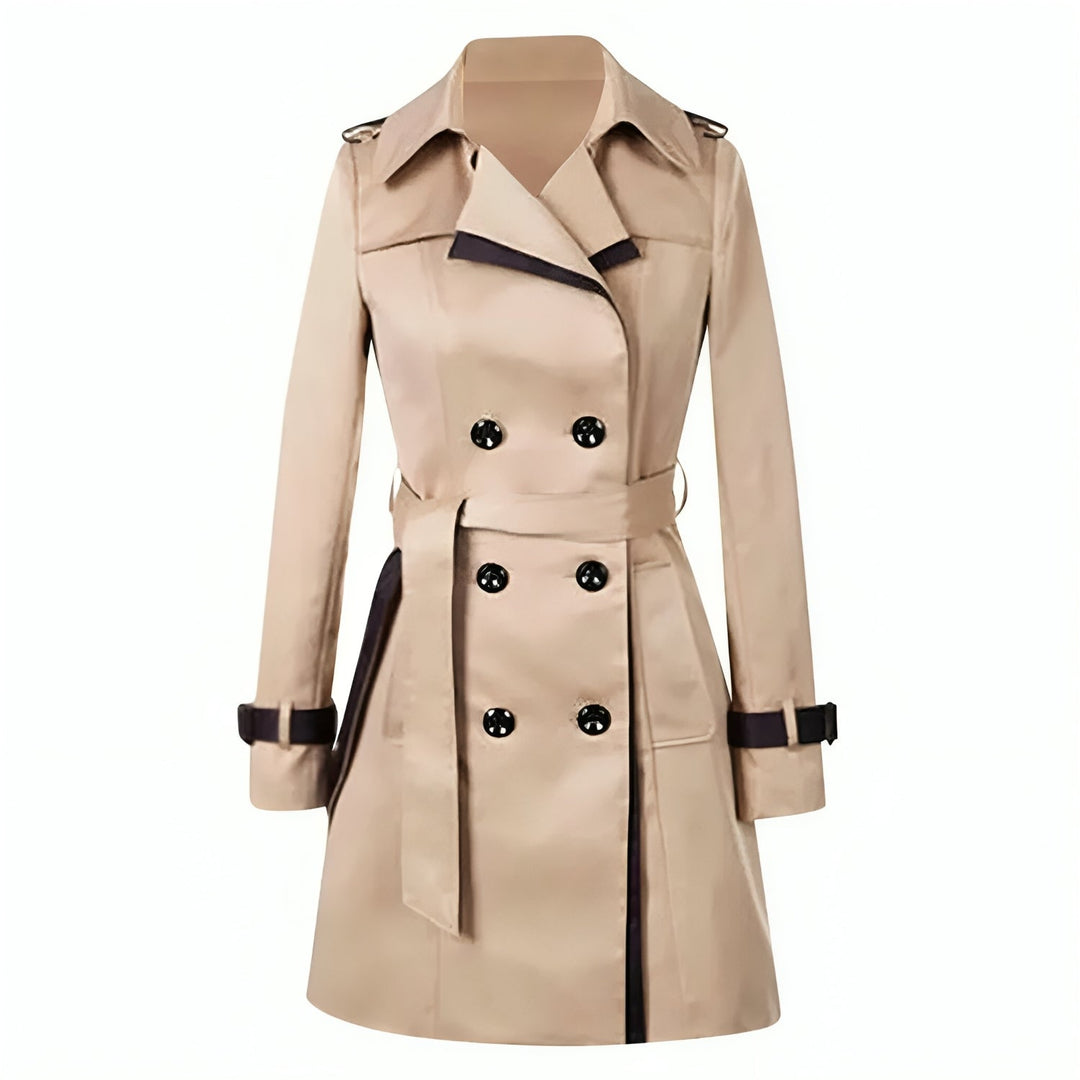 Abrigo Mujer Invierno Doble Botón Elegante - Vestiria