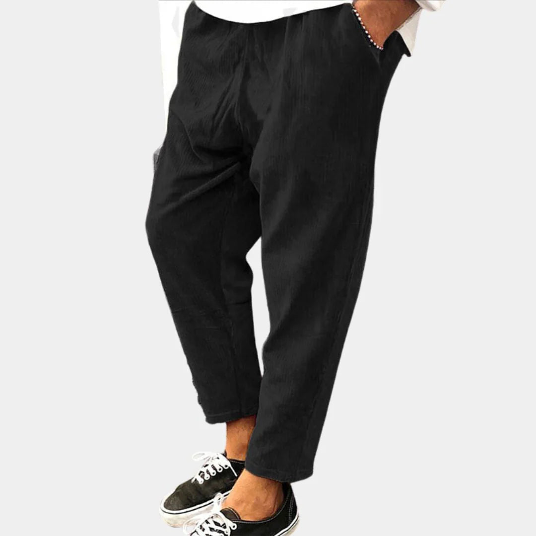 Pantalón de pana ligero y fresco con bolsillos prácticos - Vestiria