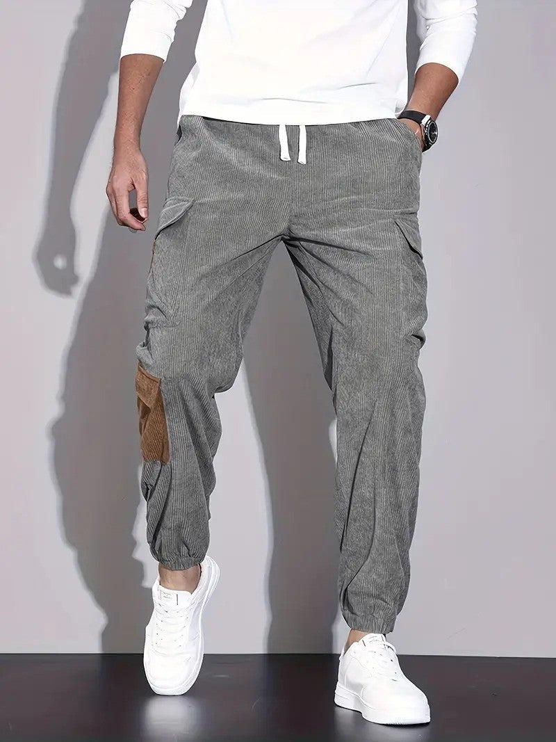 Pantalones de pana ligeros y frescos para hombre