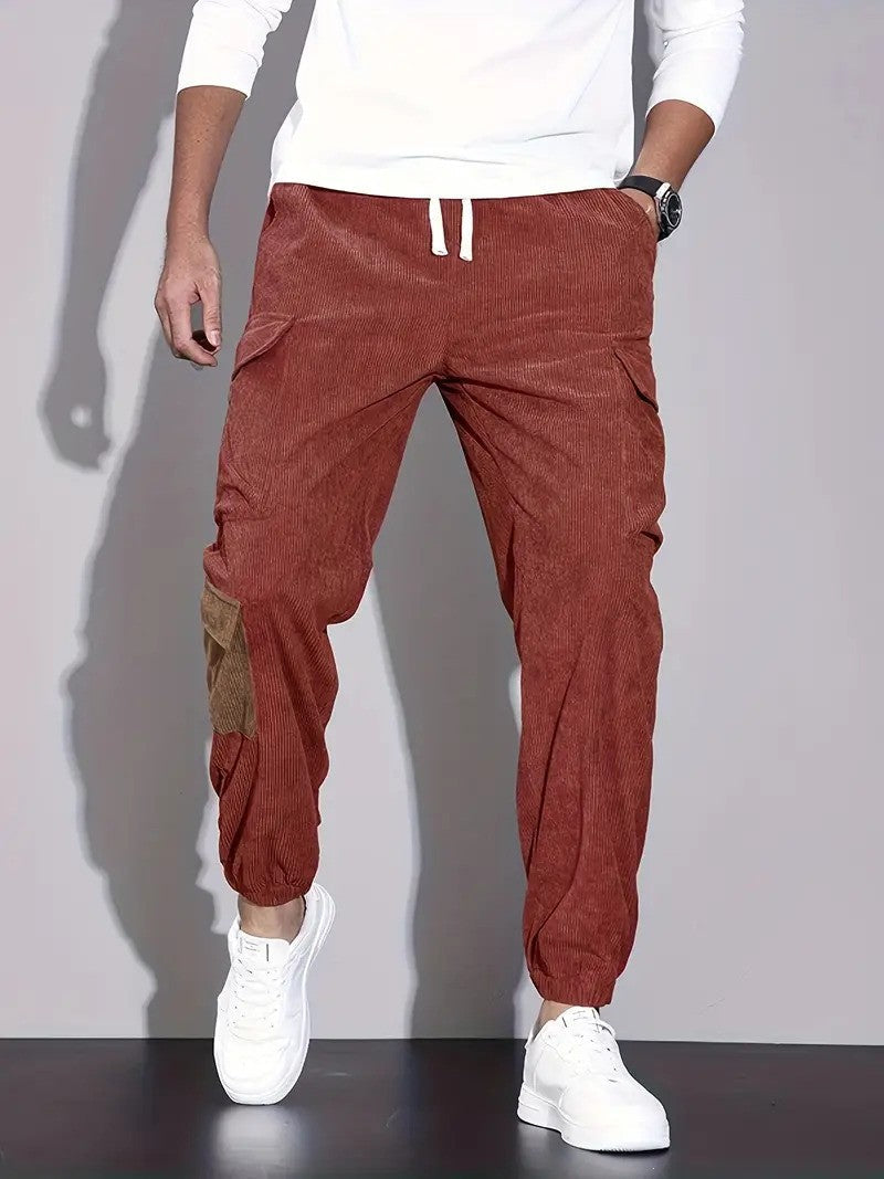 Pantalones de pana ligeros y frescos para hombre