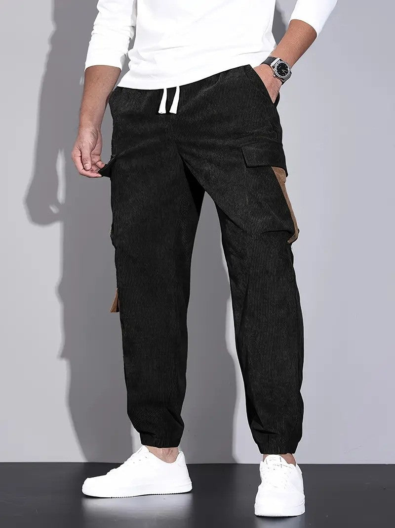 Pantalones de pana ligeros y frescos para hombre - Vestiria
