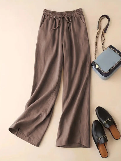 Pantalón Lino Clásico Mujer