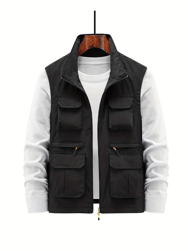 Chaleco Hombre Impermeable con Bolsillos Prácticos - Vestiria