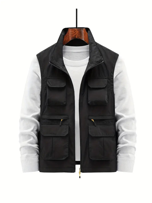 Chaleco Hombre Impermeable con Bolsillos Prácticos - Vestiria