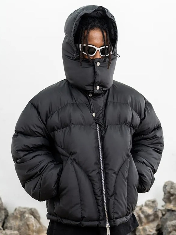 Chaqueta Acolchada Invierno Hombre Abultada con Capucha
