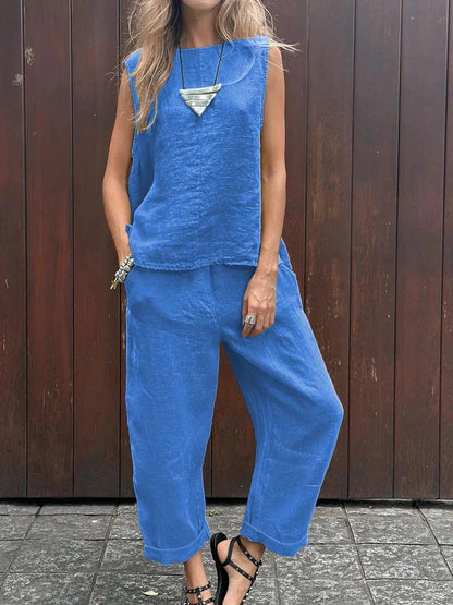 Conjunto Verano Ligero de Algodón y Lino
