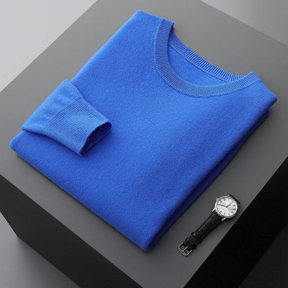 Jersey Hombre Clásico Cuello Redondo Suave