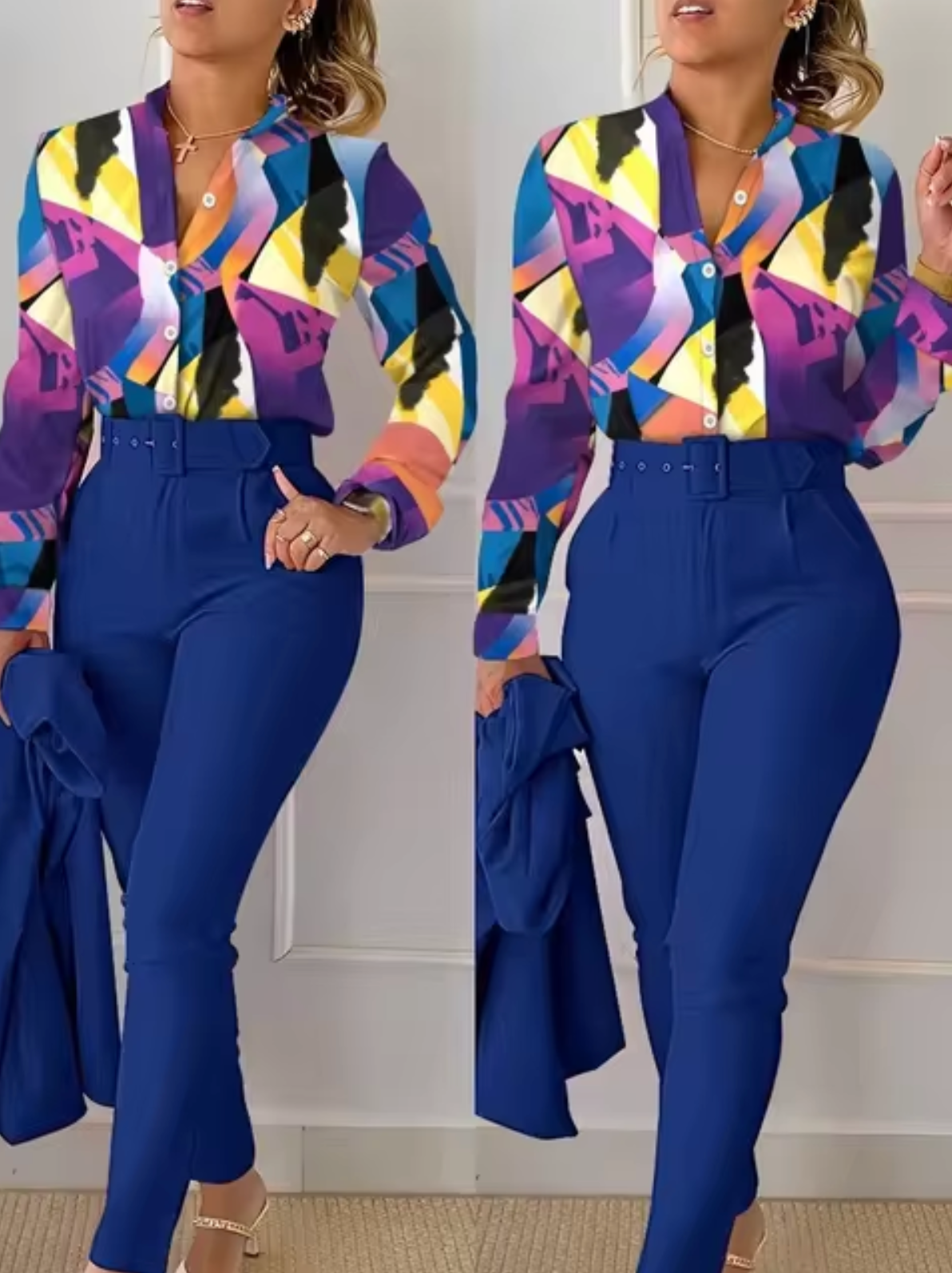 Traje de Dos Piezas Elegante y Chic