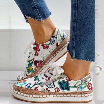 Zapatillas Mujer Florales Confortables