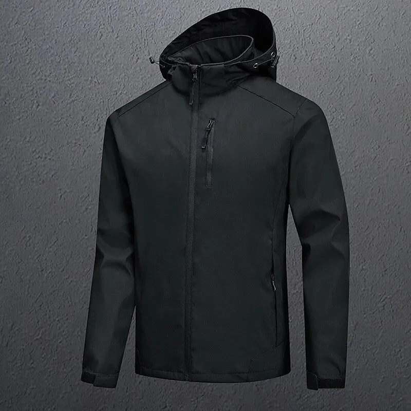 Chaqueta Deportiva Hombre Capucha Impermeable - Vestiria