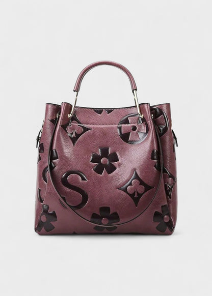 Bolso Gran Tamaño Floral Mujer Moda