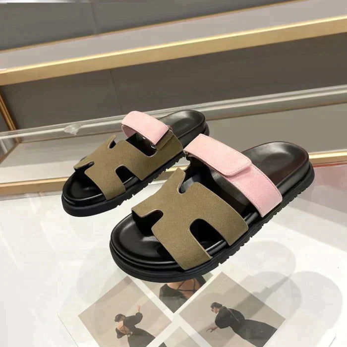 Sandalias Gladiadoras Mujer con Cierre Ajustable
