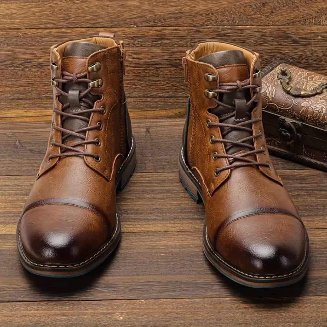 Botas Hombre Clásicas Cuero Cómodas - Vestiria