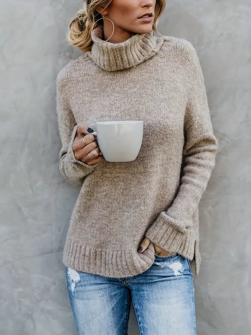 Jersey Cuello Alto Aislante Suave - Vestiria