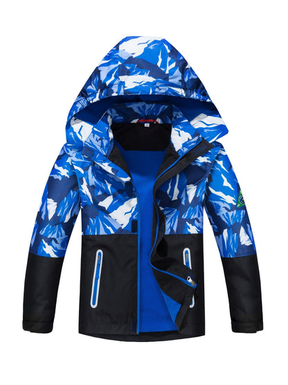 Abrigo Impermeable Niños Capucha Desmontable