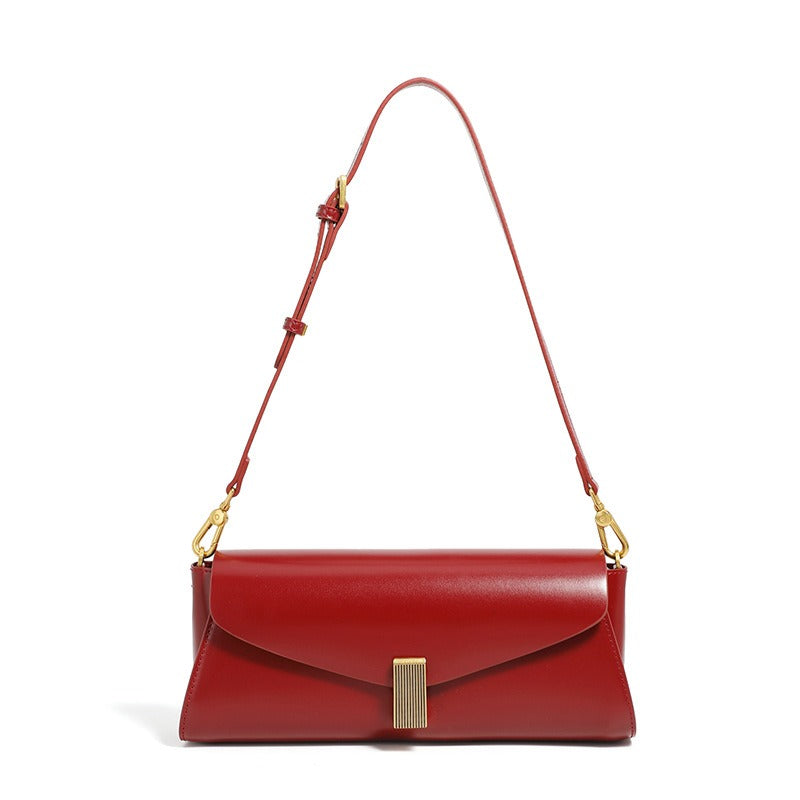 Bolso Bandolera Mujer Cuero Imitación Clásico