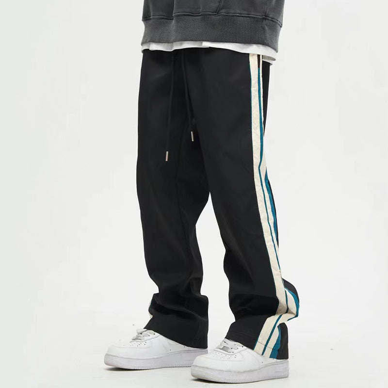 Pantalón Hombre Recto Amplio Corte Clásico