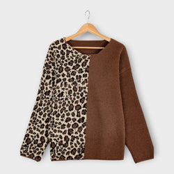 Jersey Mujer Invierno Leopardo Cálido - Vestiria