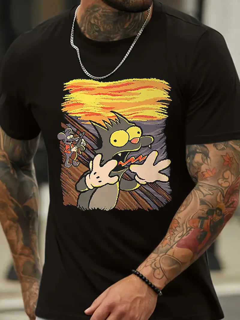Camiseta Algodón Negro Clásica - Vestiria