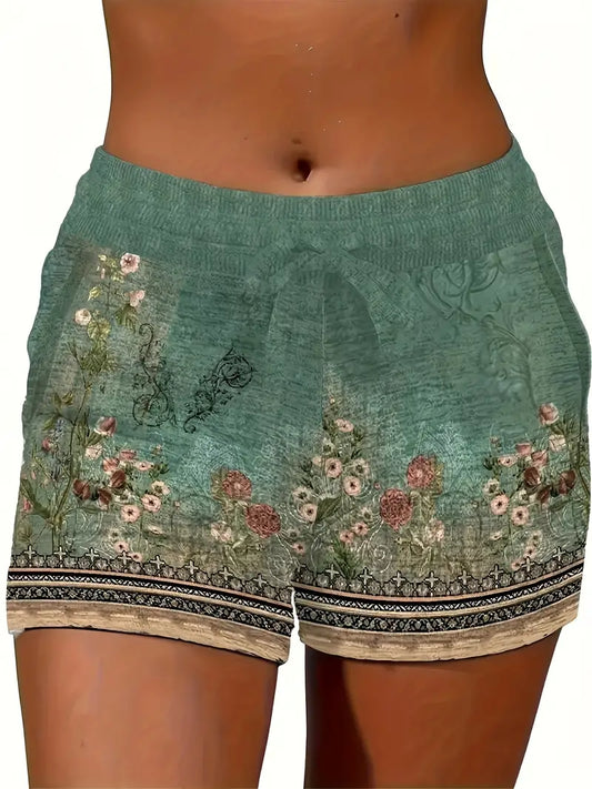 Shorts de Verano Estampados Florales Boho - Vestiria