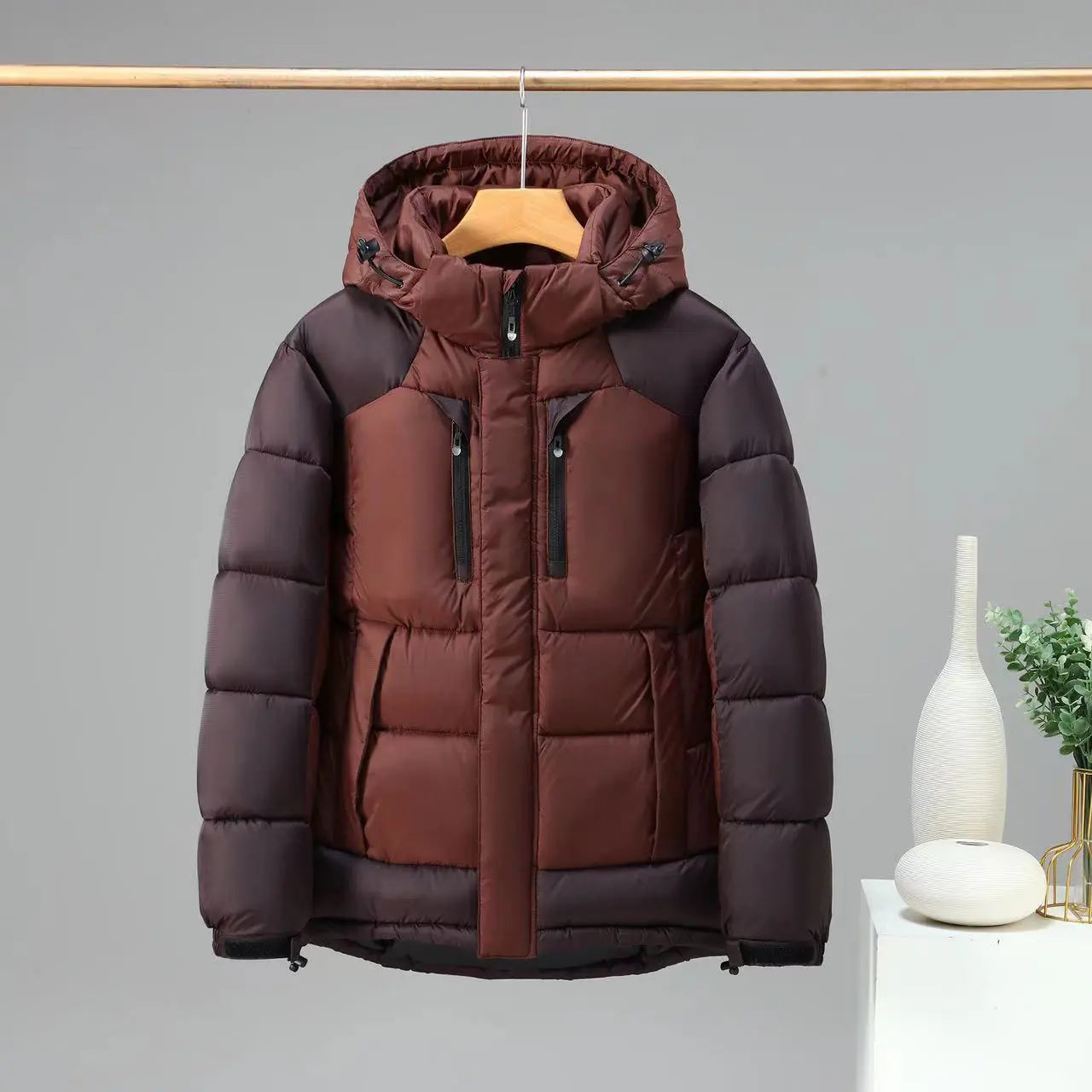 Abrigo Invierno Impermeable con Capucha