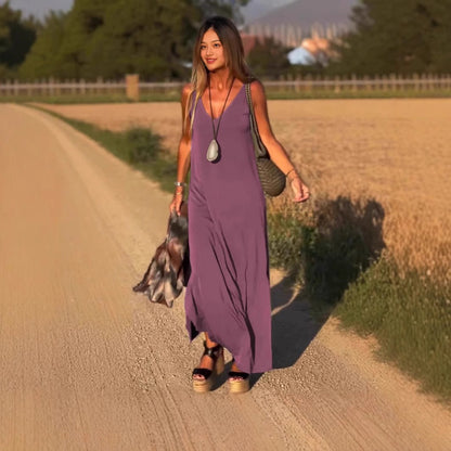 Vestido Largo Mujer Estilo Libre y Casual