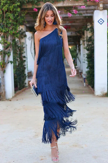 Vestido Boho Chic con Volantes y Detalles Étnicos - Vestiria