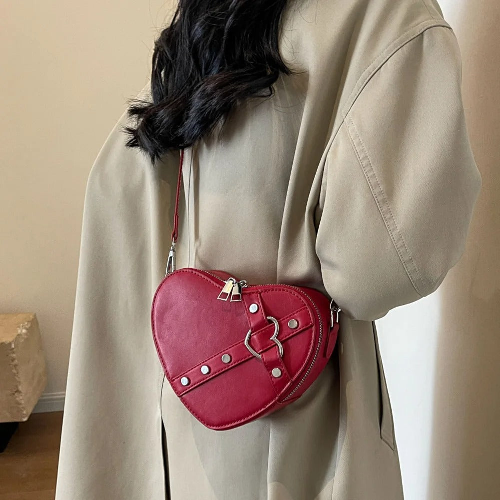 Bolso Mujer Corazones Decorado - Vestiria