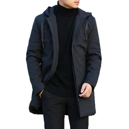 Chaqueta Invierno Larga Impermeable Hombre Abrigo